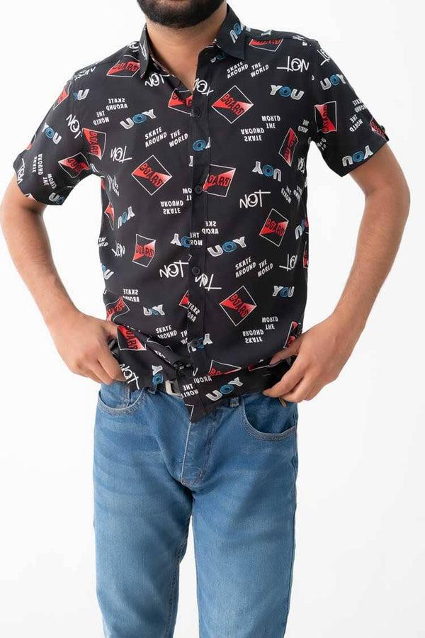 Elo Legends Men's The World Casual Shirt Black