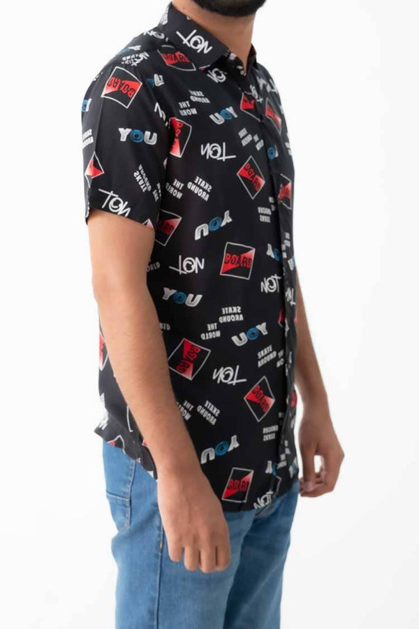 Elo Legends Men's The World Casual Shirt Black