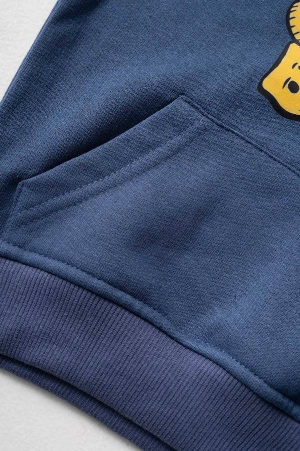 Elo LFT Boy's Printed Pullover Hoodie Light Navy