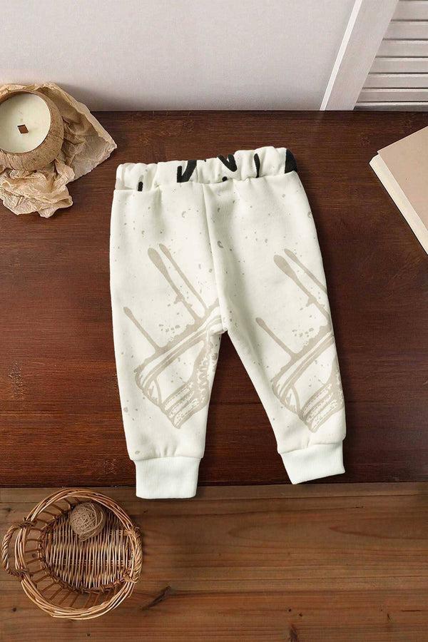 Elo LFT Kid's Classic Fleece Jogger Pants Cream