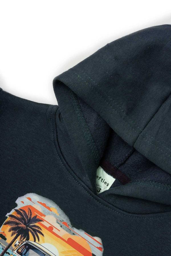 Elo LFT Kid's Printed Pullover Hoodie Zinc