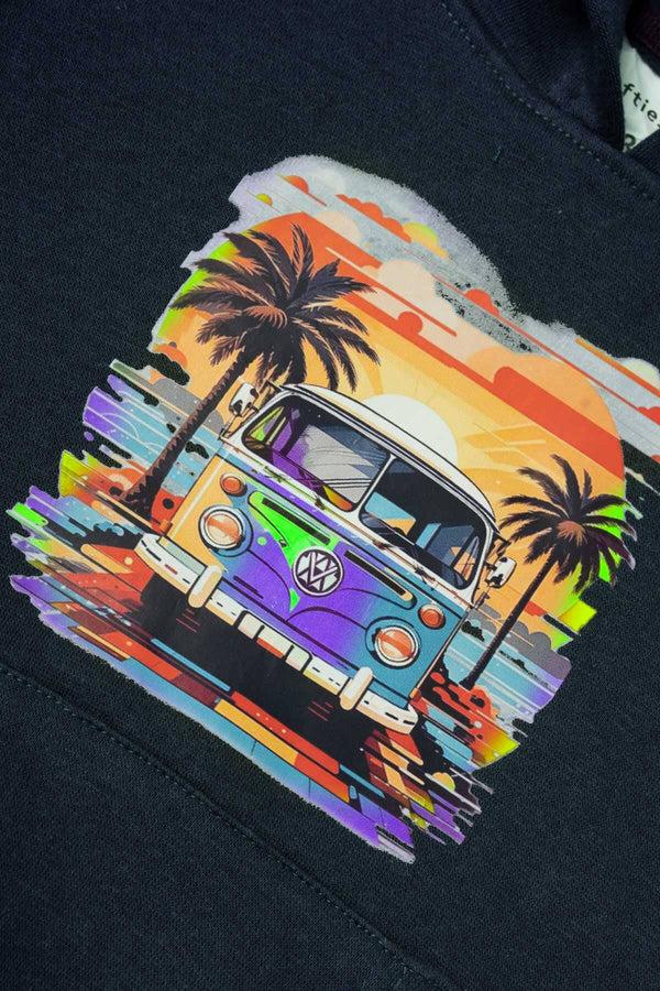 Elo LFT Kid's Printed Pullover Hoodie Zinc