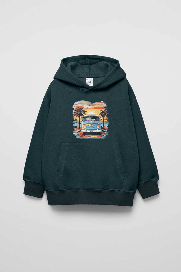 elo LFT Kid's Printed Pullover Hoodie Zinc