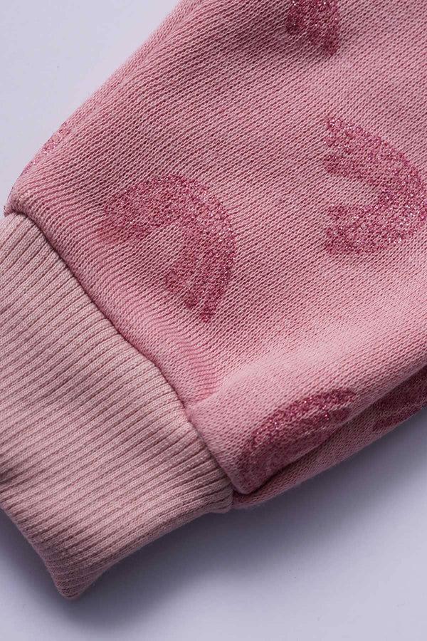 Elo LFT Kid's Rainbow Fleece Jogger Pants Pink