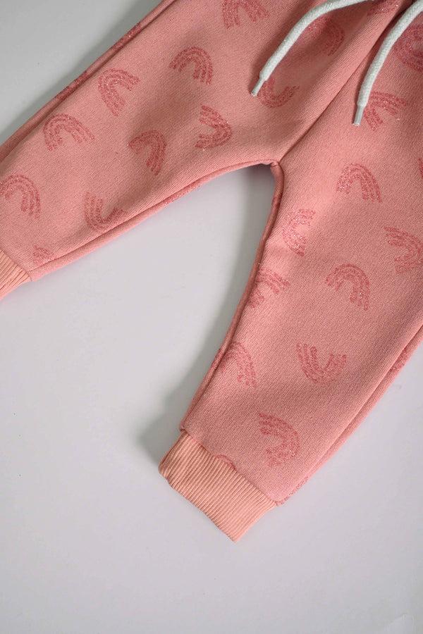 Elo LFT Kid's Shinning Style Jogger Pants Pink