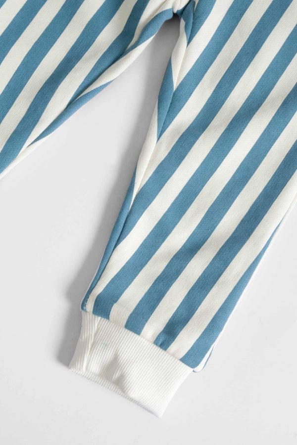 Elo LFT Kid's Stripped Design Jogger Pants Green