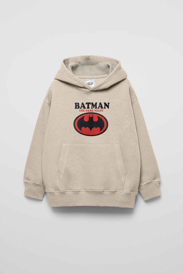 elo LFT Kid's Superhero Pullover Hoodie Beige