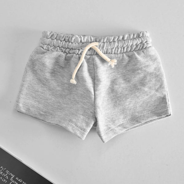 elo LFT Kid's Terry Shorts Heather Grey