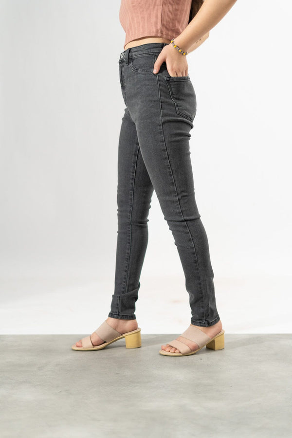 Elo Lola Women's High Waist Jeggings Charcoal