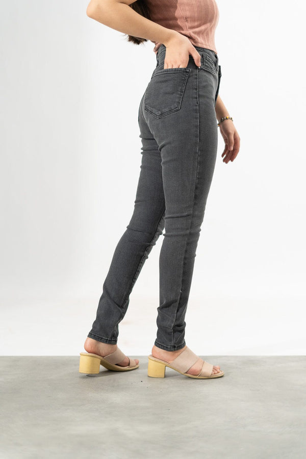 Elo Lola Women's High Waist Jeggings Charcoal