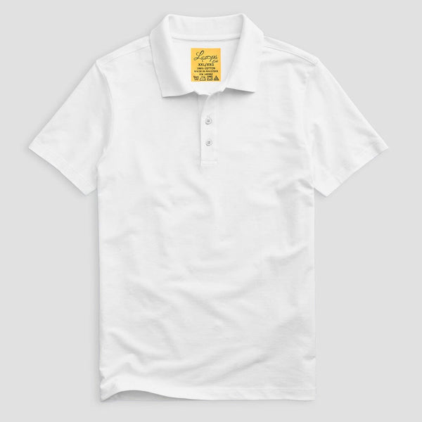 elo Loops Link Men's Premium Polo Shirt White