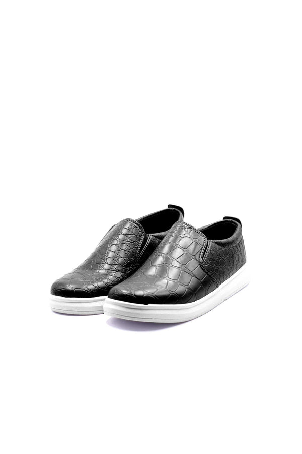 elo Luxor Men's Slip On Sneakers Black