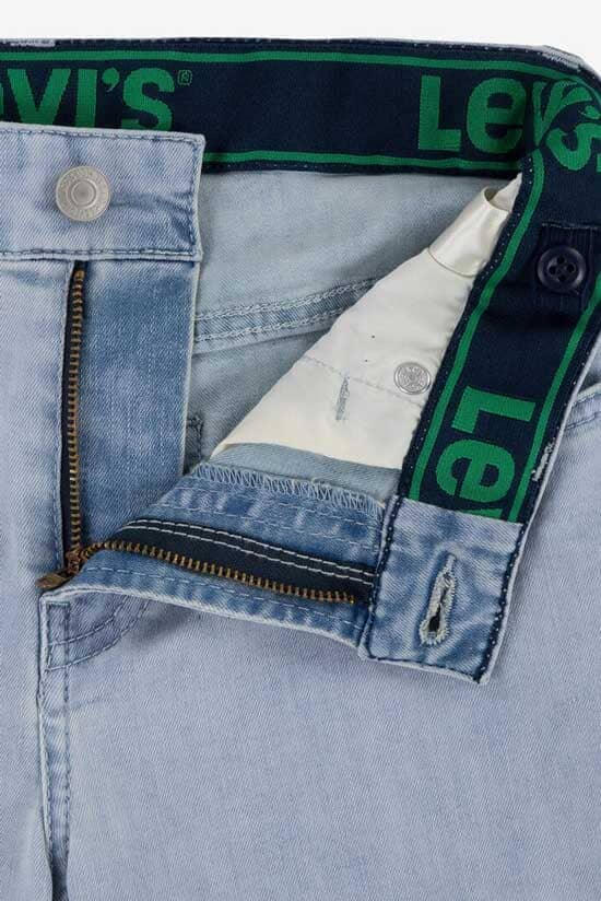 Elo LVS Boy's Acid Wash Denim Shorts Sky