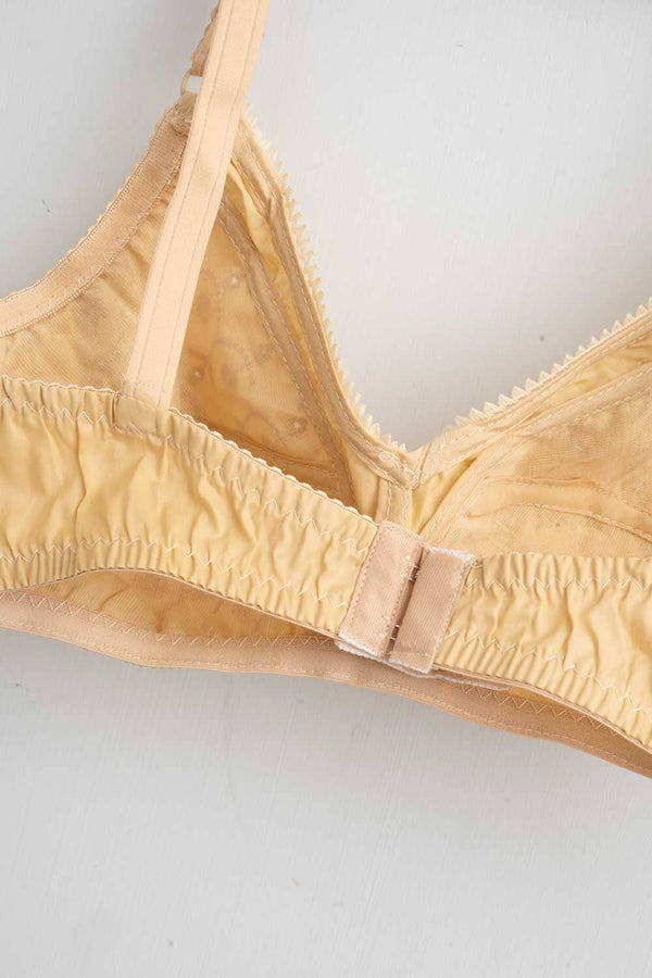 Elo Madona Women's Embroidered Cotton Bra Skin