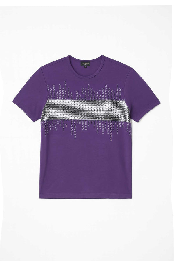 Elo Markmartom Men's Printed Tee Shirt Purple