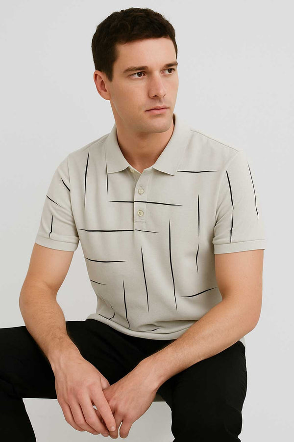Elo Max 21 Men's All Over Printed Polo Shirt Black