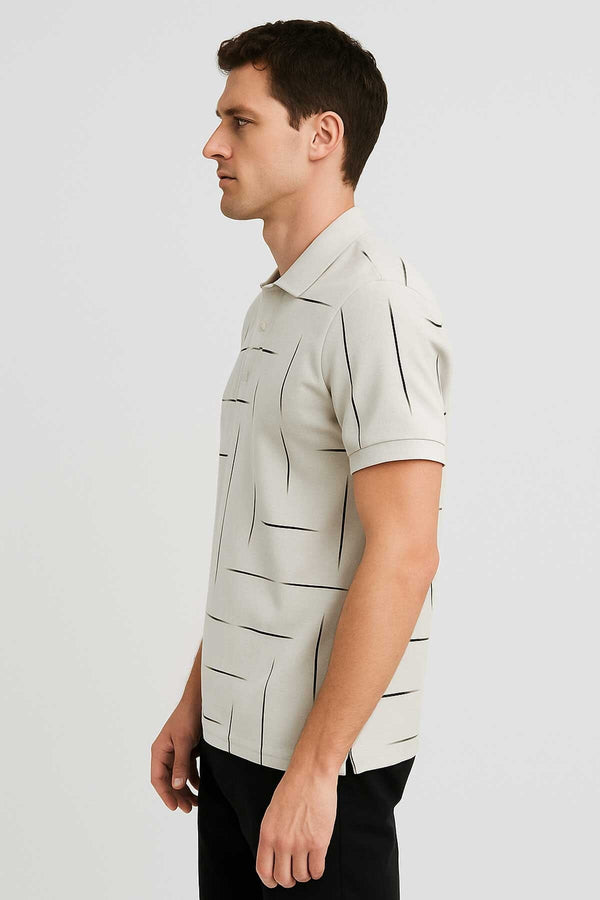 Elo Max 21 Men's All Over Printed Polo Shirt Black