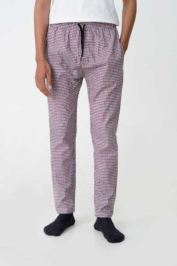 elo Max 21 Men's Gingham Loungewear Trousers