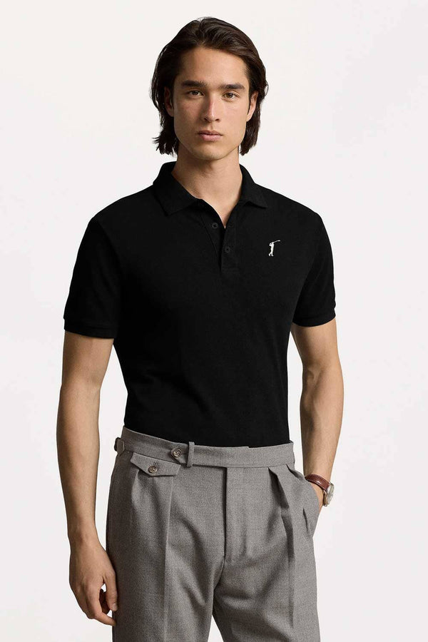 elo Max 21 Men's Golf Polo Shirt Black