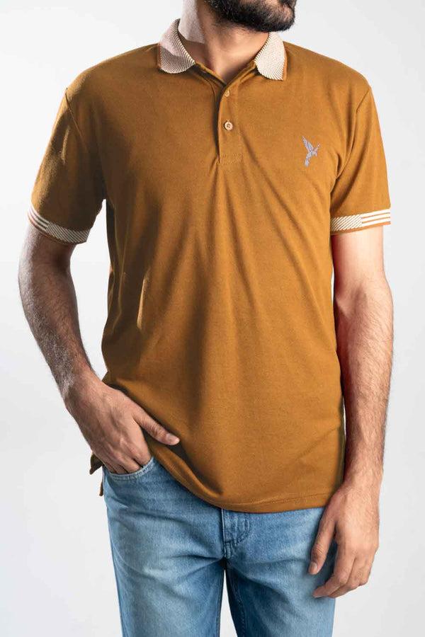 Elo Max 21 Men's Jacquard Trim Polo Shirt Black