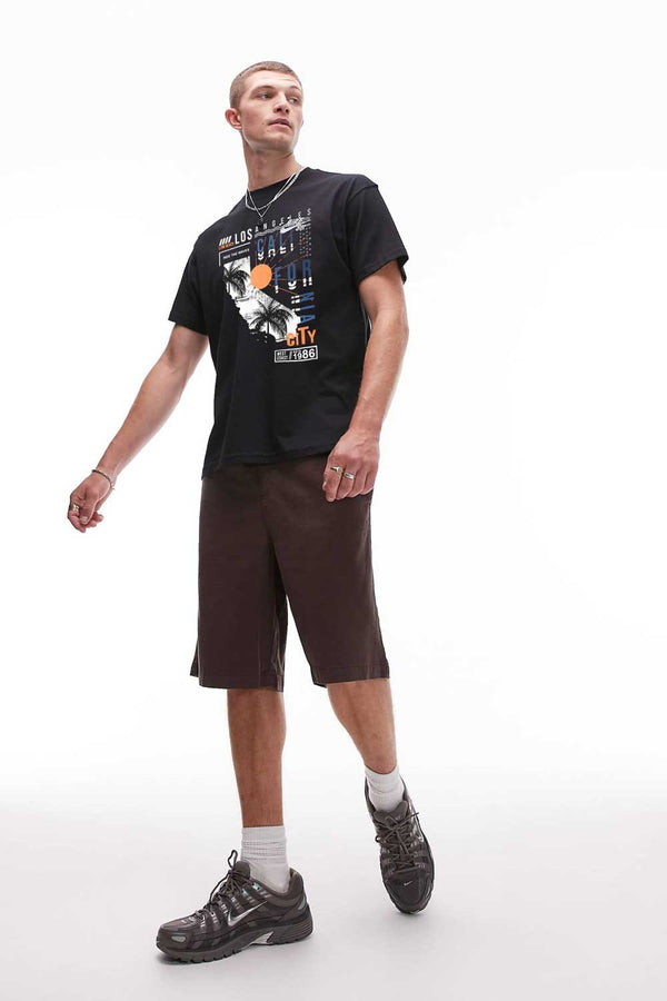 Elo Max 21 Men's Los Angeles Tee Shirt Black