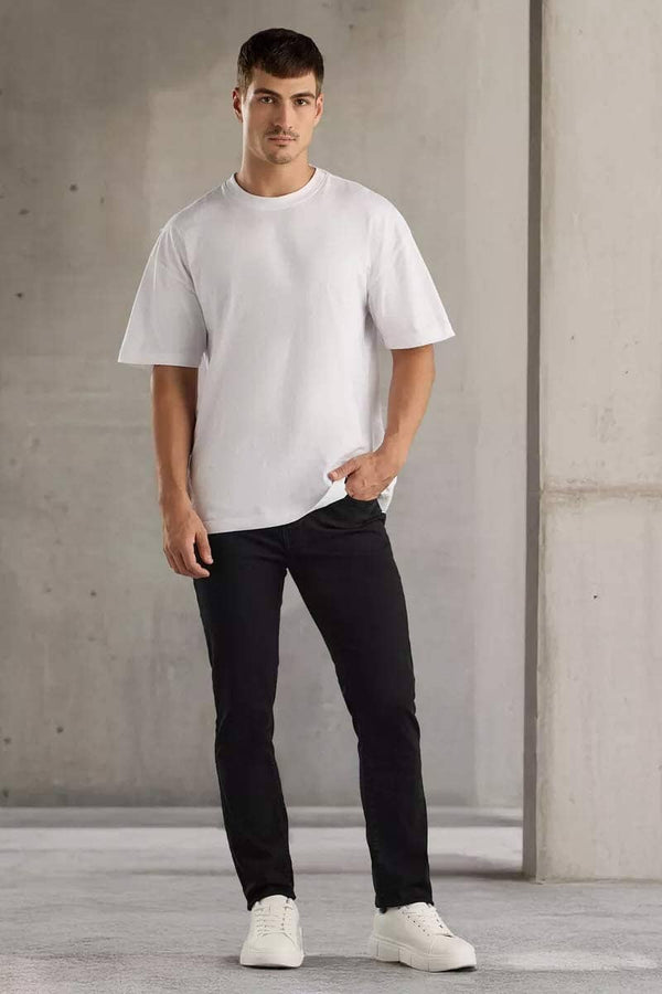 Elo Max Men's Skinny Fit Denim Black