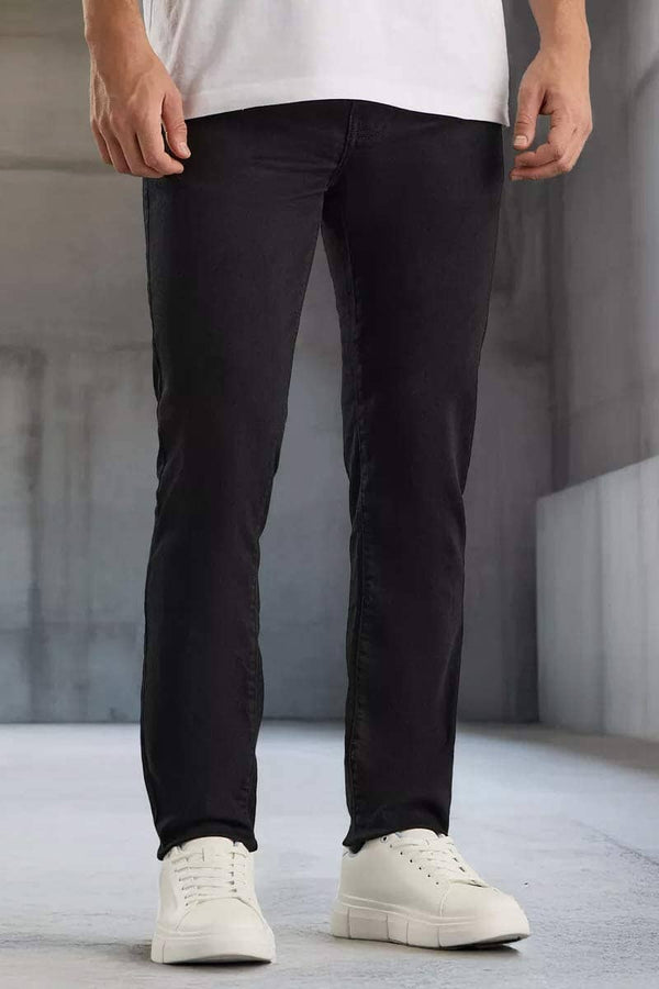 elo Max Men's Skinny Fit Denim Black