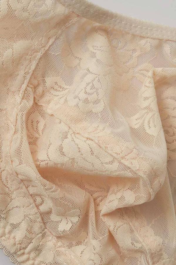 Elo Meidian Women's Floral Net Bra Skin