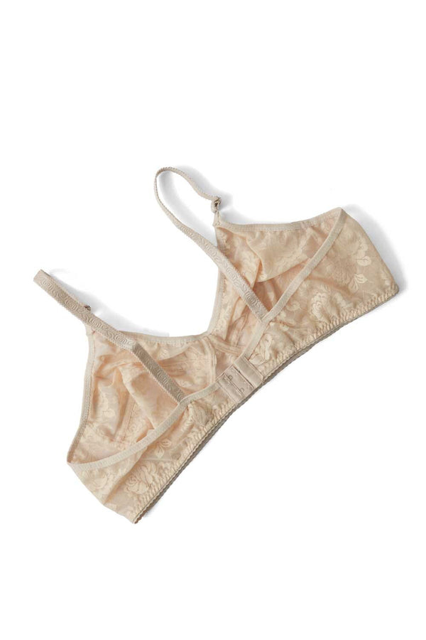 Elo Meidian Women's Floral Net Bra Skin