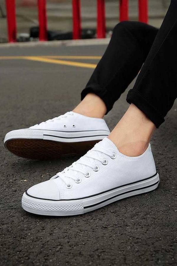 Elo Men's All-Sport Canvas Sneakers White