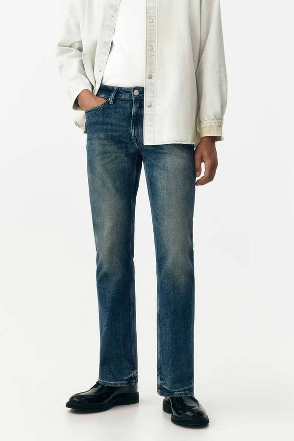 Elo Men's Athlone Loose Fit Denim Blue