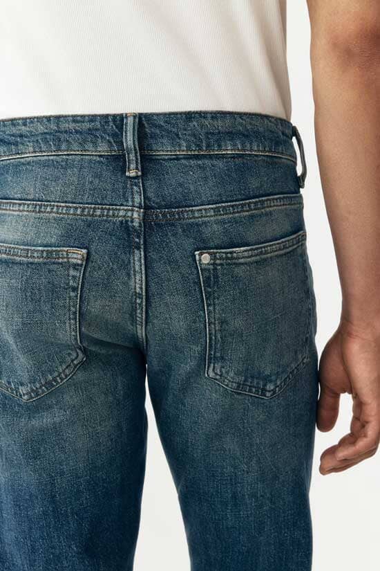 Elo Men's Athlone Loose Fit Denim Blue