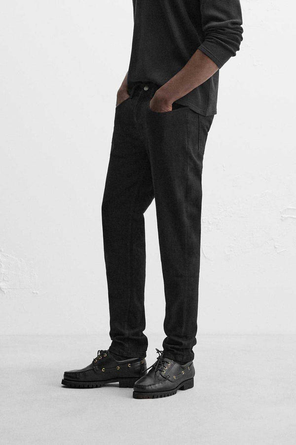 Elo Men's Basic Regular Fit Denim Off White