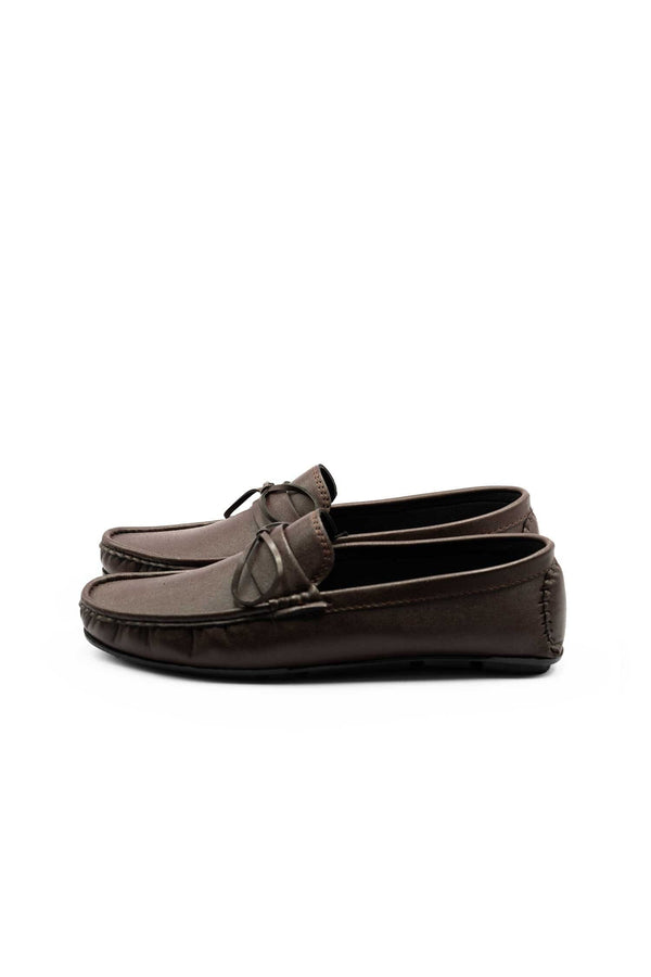 Elo Men's Bow-Tie Loafer Shoes Black