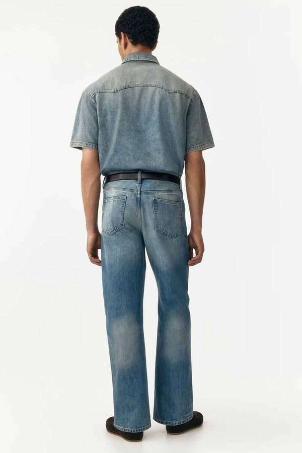 Elo Men's Bristol Loose Fit Denim Light Blue