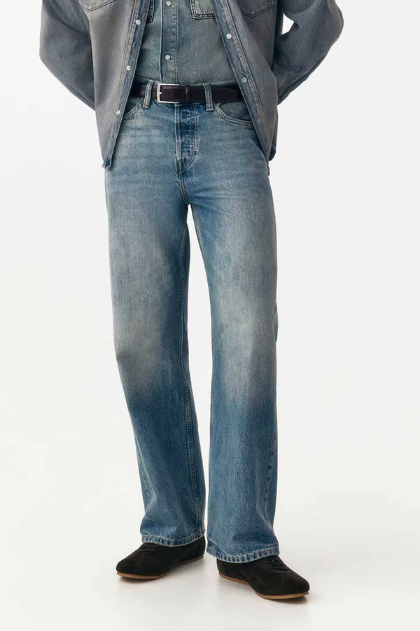 elo Men's Bristol Loose Fit Denim Light Blue