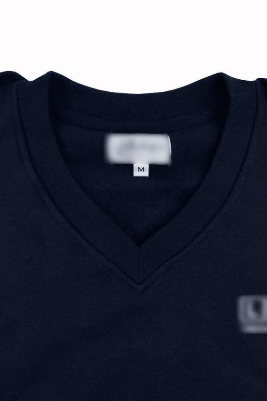 Elo Men's Classic V-Neck Sweat Shirt Navy