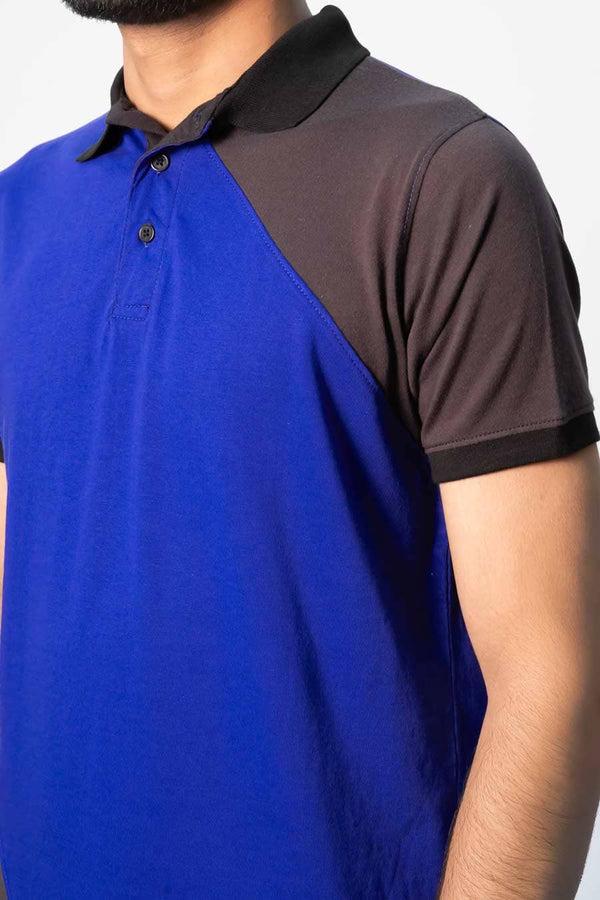 Elo Men's Color-Block Polo Shirt Graphite