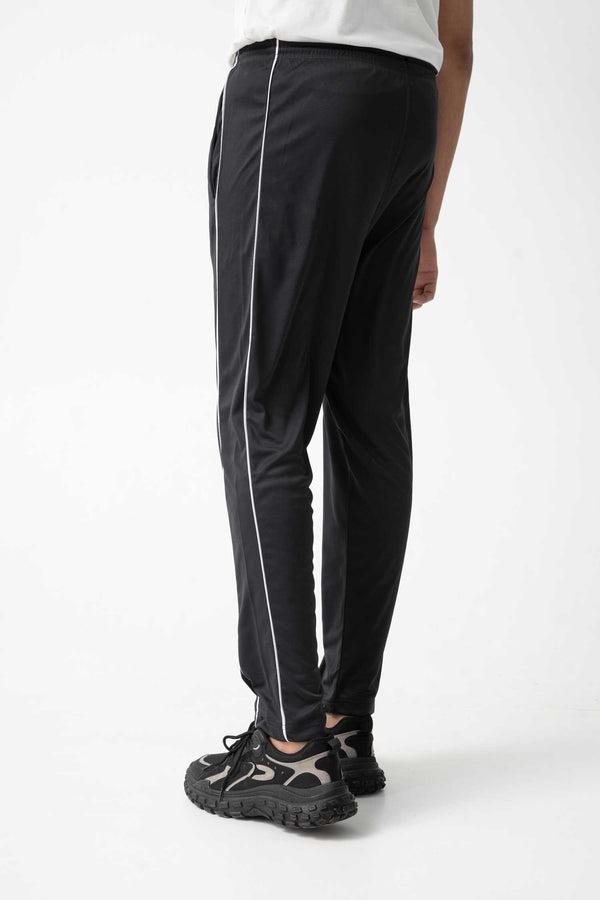 Elo Men's Contrast Piping Activewear Trousers Navy