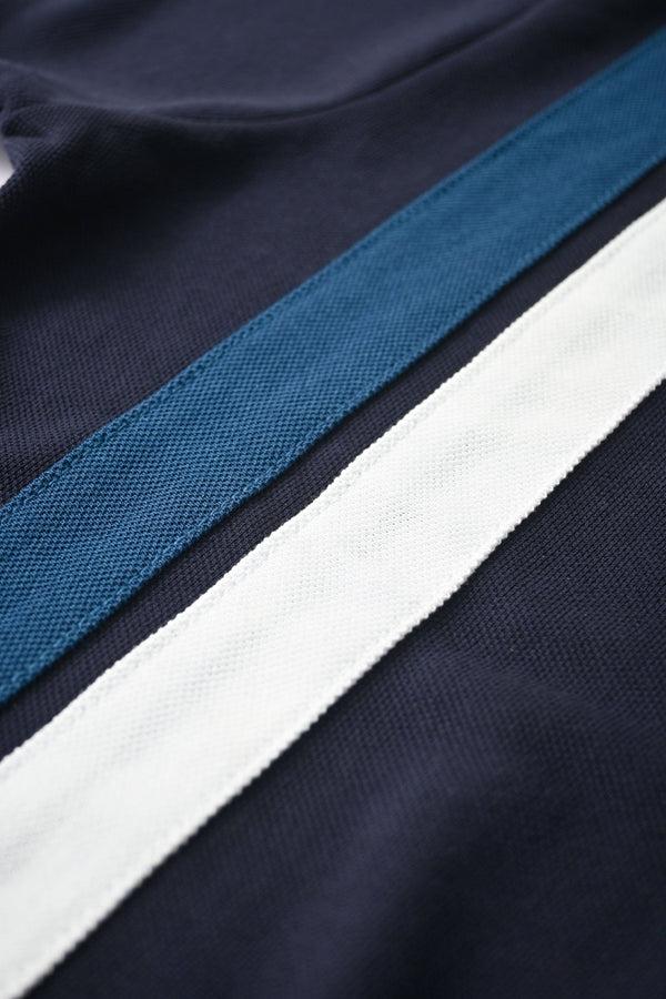 Elo Men's Contrast Side Panel Tee Shirt Navy