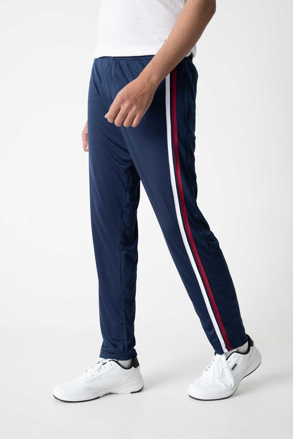 Elo Men's Double Striped Activewear Trousers Black