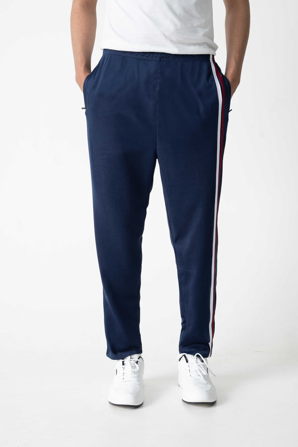 Elo Men's Double Striped Activewear Trousers Black