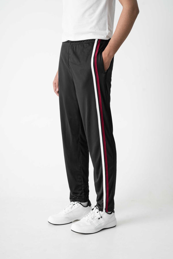 elo Men's Double Striped Activewear Trousers Black