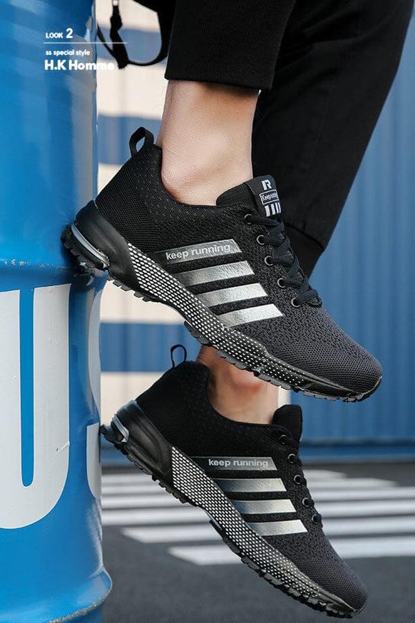 elo Men's Keep Running Sports Shoes Black