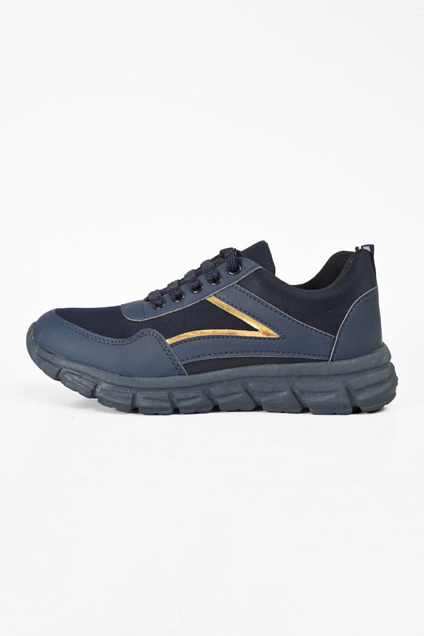 Elo Men's Lace-Up Premium Jogger Shoes Navy