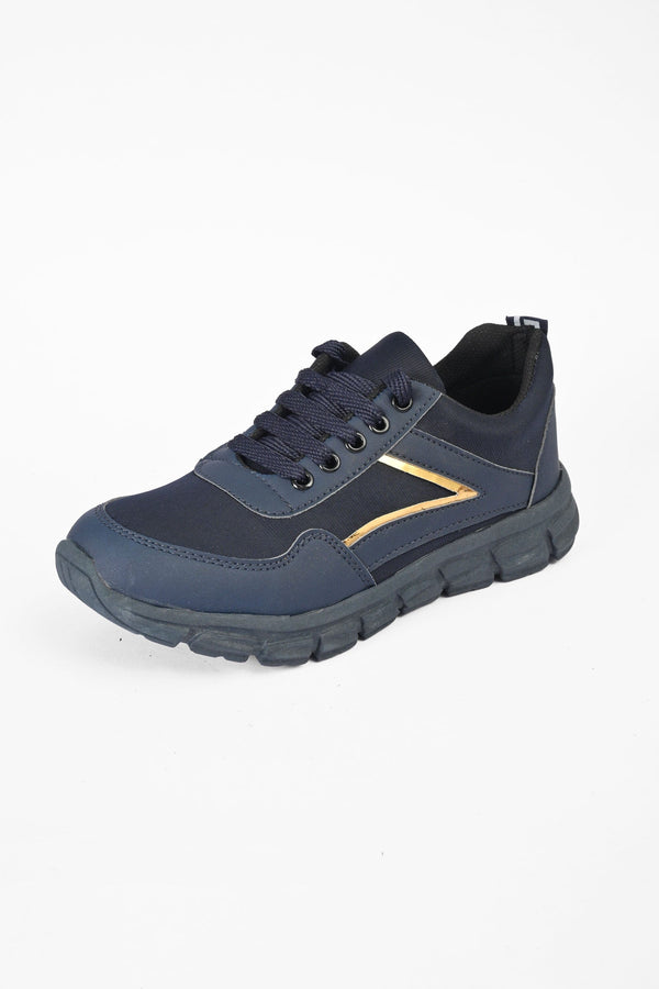 Elo Men's Lace-Up Premium Jogger Shoes Navy