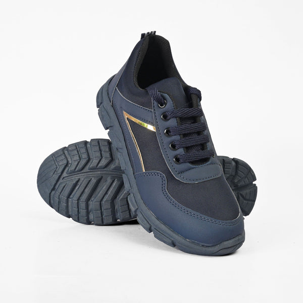 elo Men's Lace-Up Premium Jogger Shoes Navy