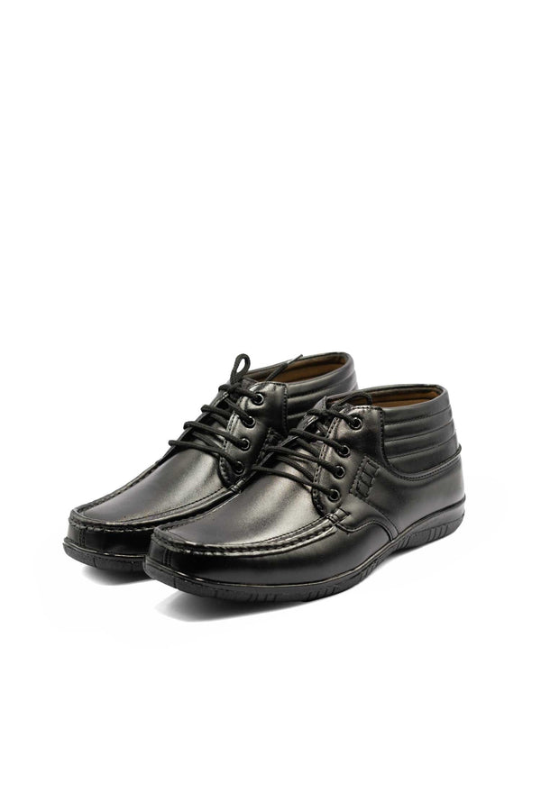 Elo Men's Low Top Leather Shoes Black