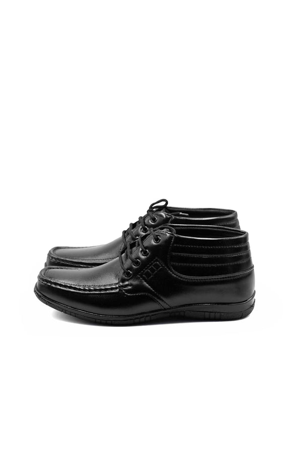 Elo Men's Low Top Leather Shoes Black