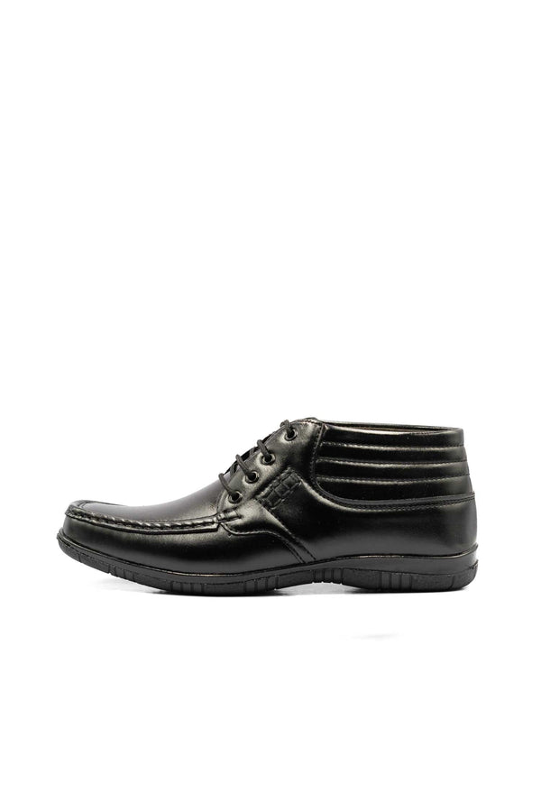 elo Men's Low Top Leather Shoes Black